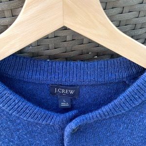 JCREW NEW men’s Henley wool sweater. Holiday 2020.